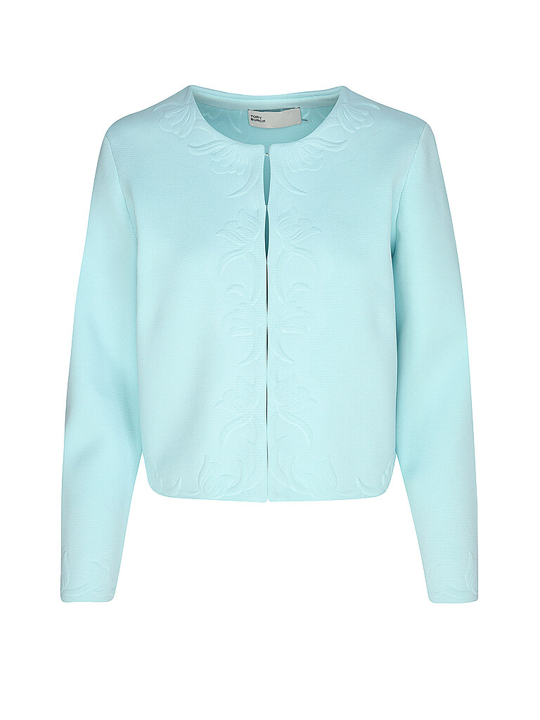 TORY BURCH Jäckchen  blau   L damen